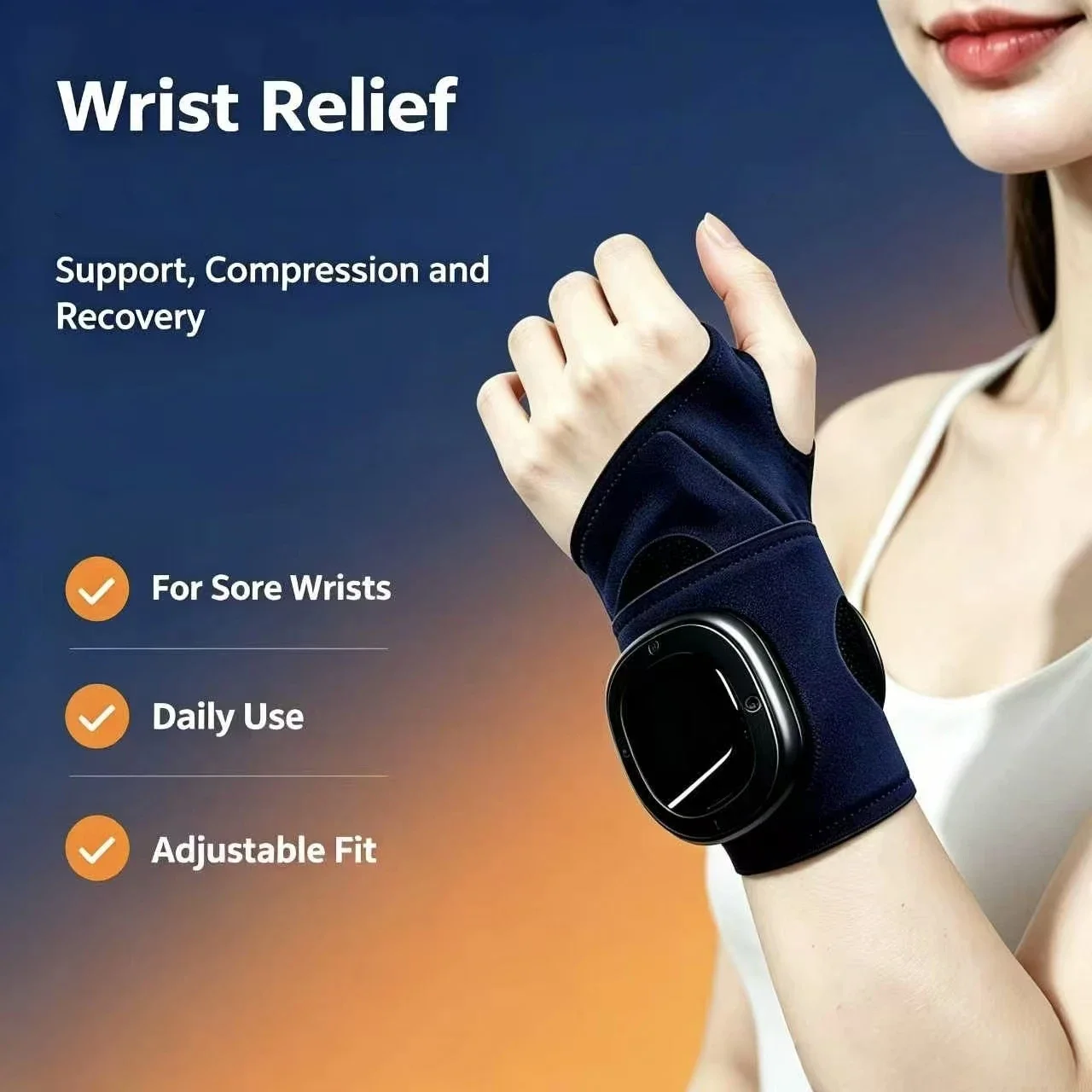Cordless Wrist Brace Massager  - Wrist Wraps recension och pris