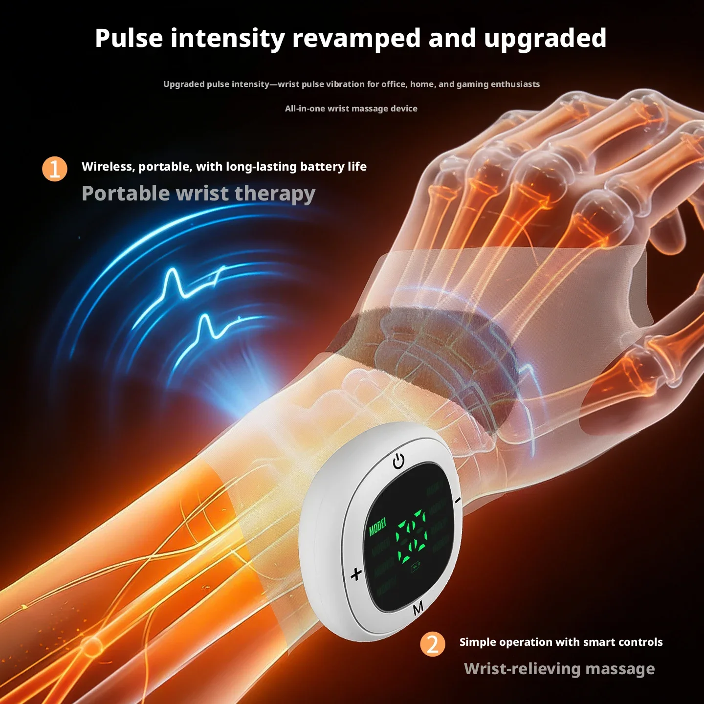 Cordless Wrist Brace Massager  - Wrist Wraps recension och pris