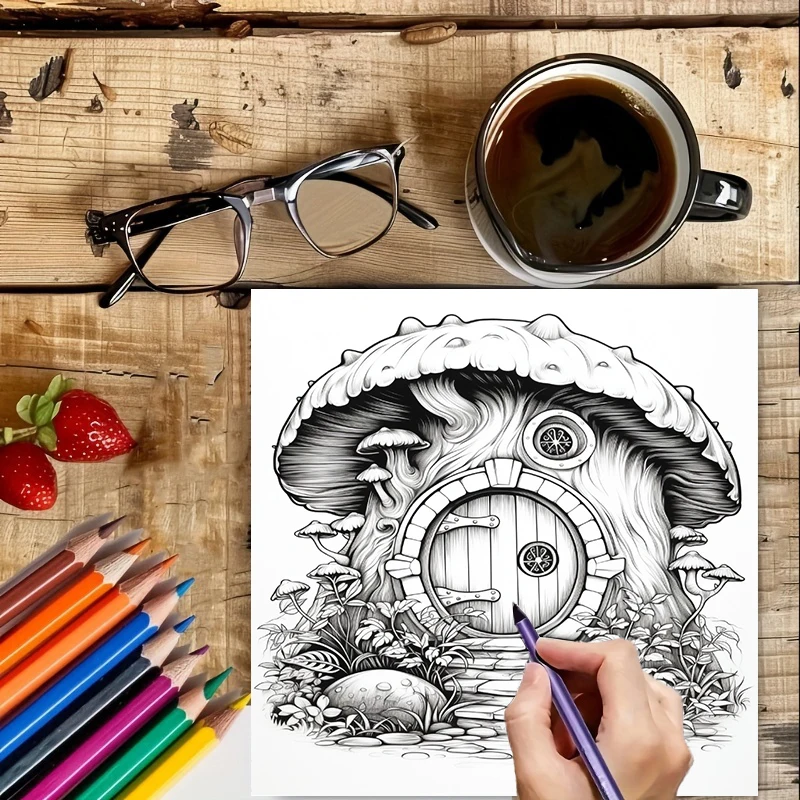 Coloring Book Fairy Door for A - Chalk Bag recension och pris