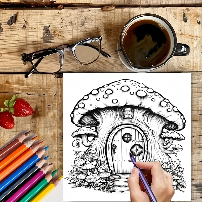 Coloring Book Fairy Door for A - Chalk Bag recension och pris